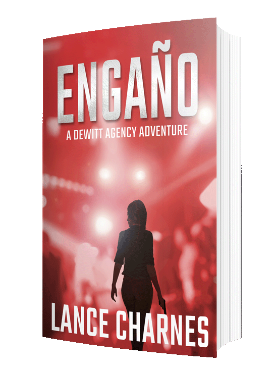 3D view of ENGAÑO paperback
